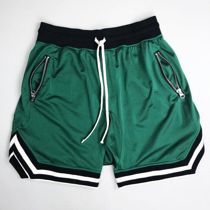 Patispaty  - Fashion Sports Basketball Shorts Beach Pants Green